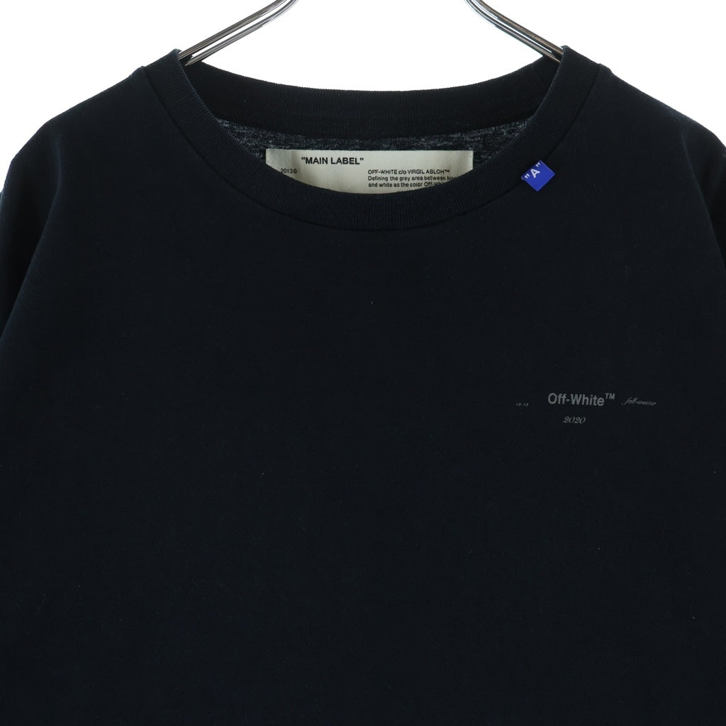 OFF-WHITE(オフホワイト) 19AW Unfinished Arrow T-Shirt 半袖Tシャツ ブラック OMAA038E19185003