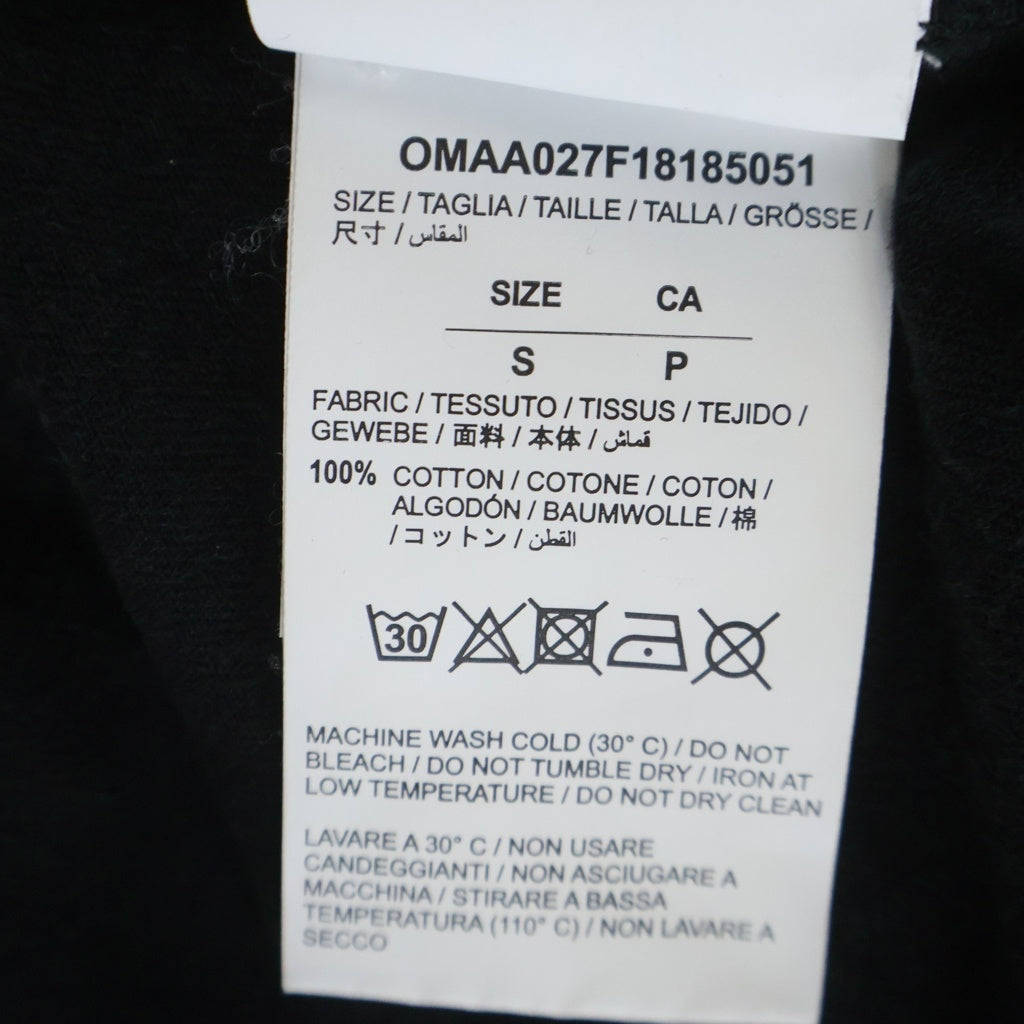 OFF-WHITE(オフホワイト) 18AW Liberty T-Shirt 半袖Tシャツ ブラック OMAA027F18185051