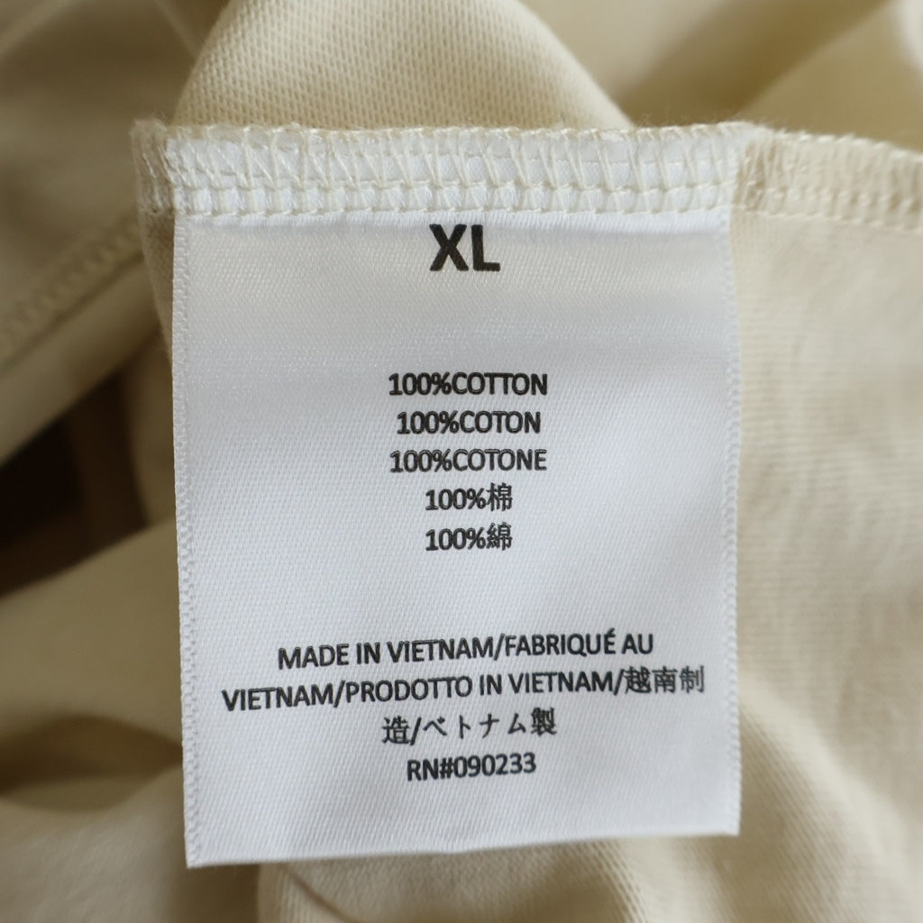 FEAR OF GOD ESSENTIALS(フィアオブゴッド エッセンシャルズ) L/S T-SHIRT フェルトロゴ 長袖Tシャツ ロンT アイボリー