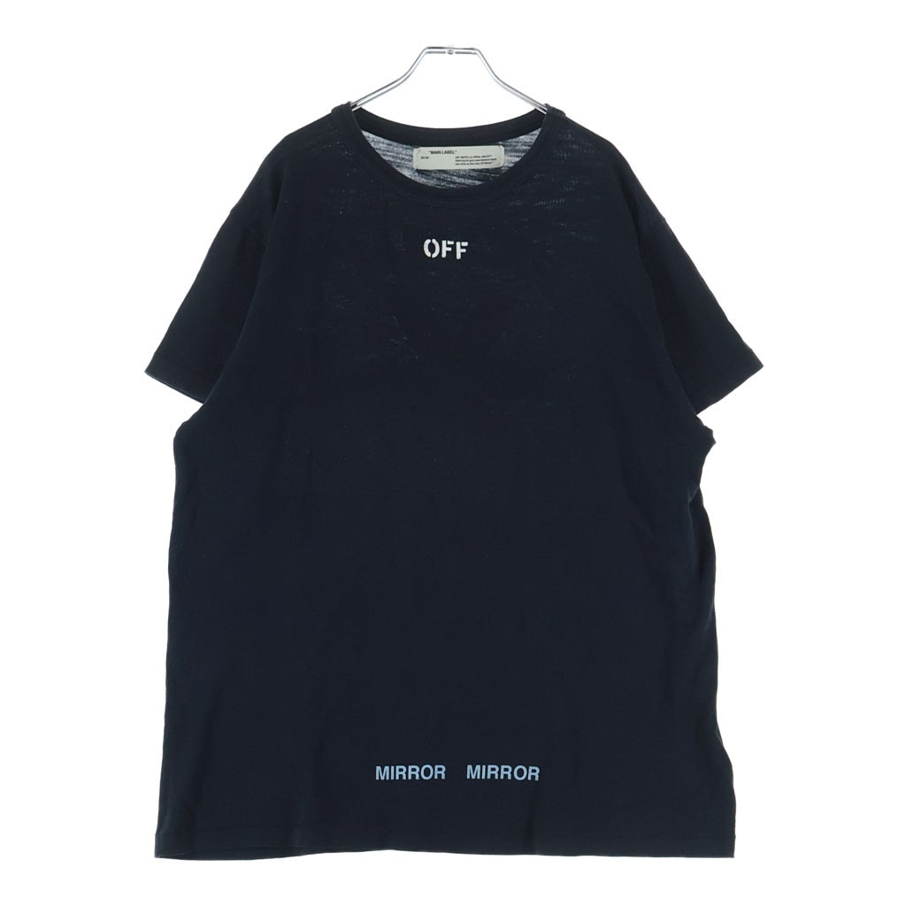 OFF-WHITE(オフホワイト) 17SS Mirror Mirror T-Shirt 半袖Tシャツ ブラック