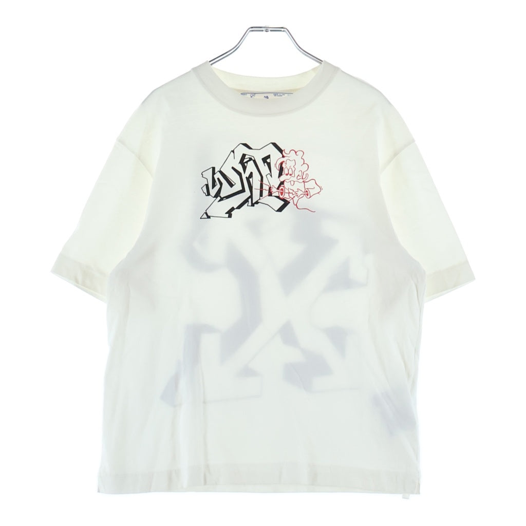 OFF-WHITE(オフホワイト) 22SS Grafffiti T-Shirt 半袖Tシャツ ホワイト OMAA120S22JER003