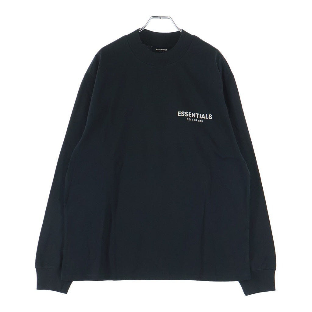 FEAR OF GOD ESSENTIALS(フィアオブゴッド エッセンシャルズ) L/S T-SHIRT FLOWER フラワーフォト 長袖Tシャツ ロンT ブラック