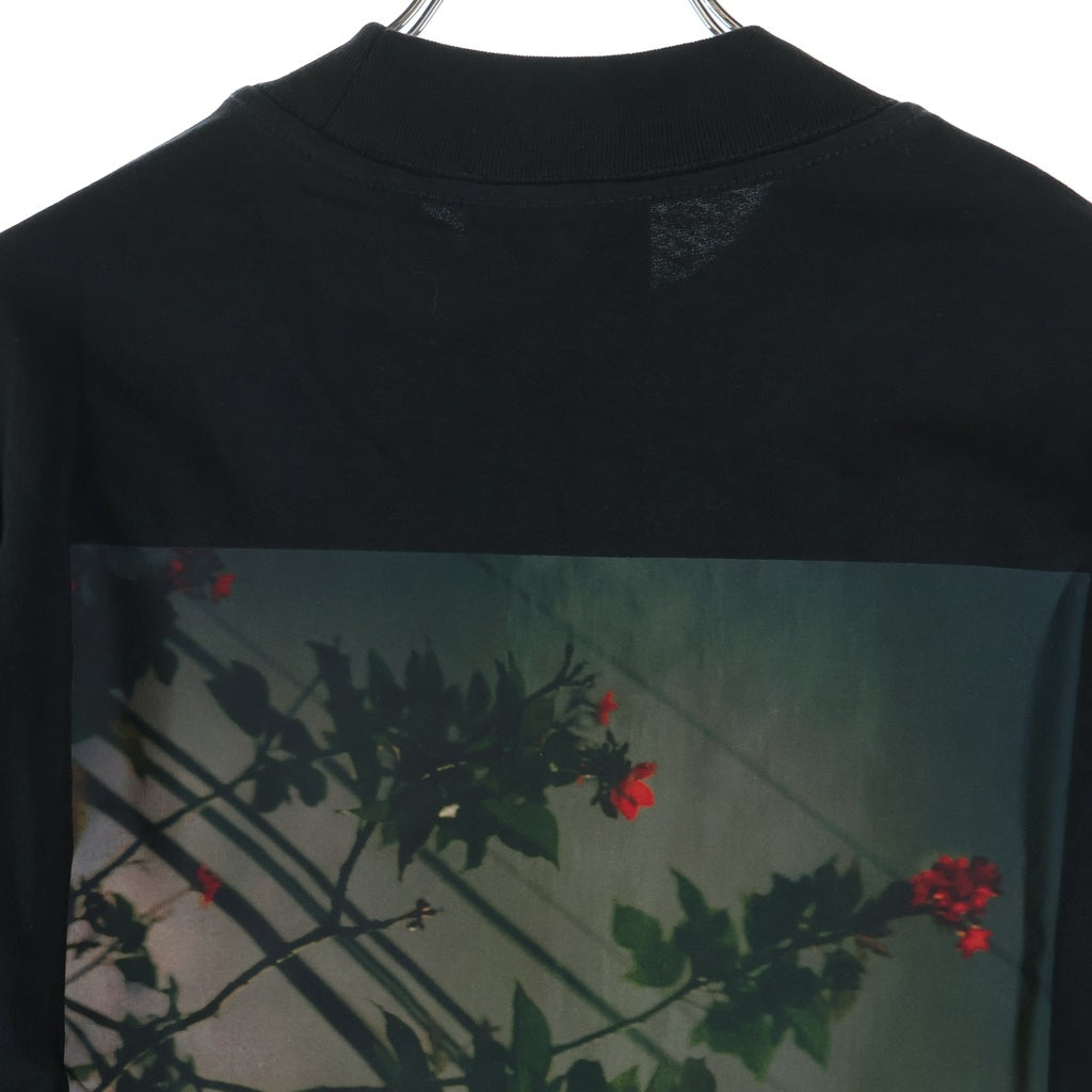 FEAR OF GOD ESSENTIALS(フィアオブゴッド エッセンシャルズ) L/S T-SHIRT FLOWER フラワーフォト 長袖Tシャツ ロンT ブラック
