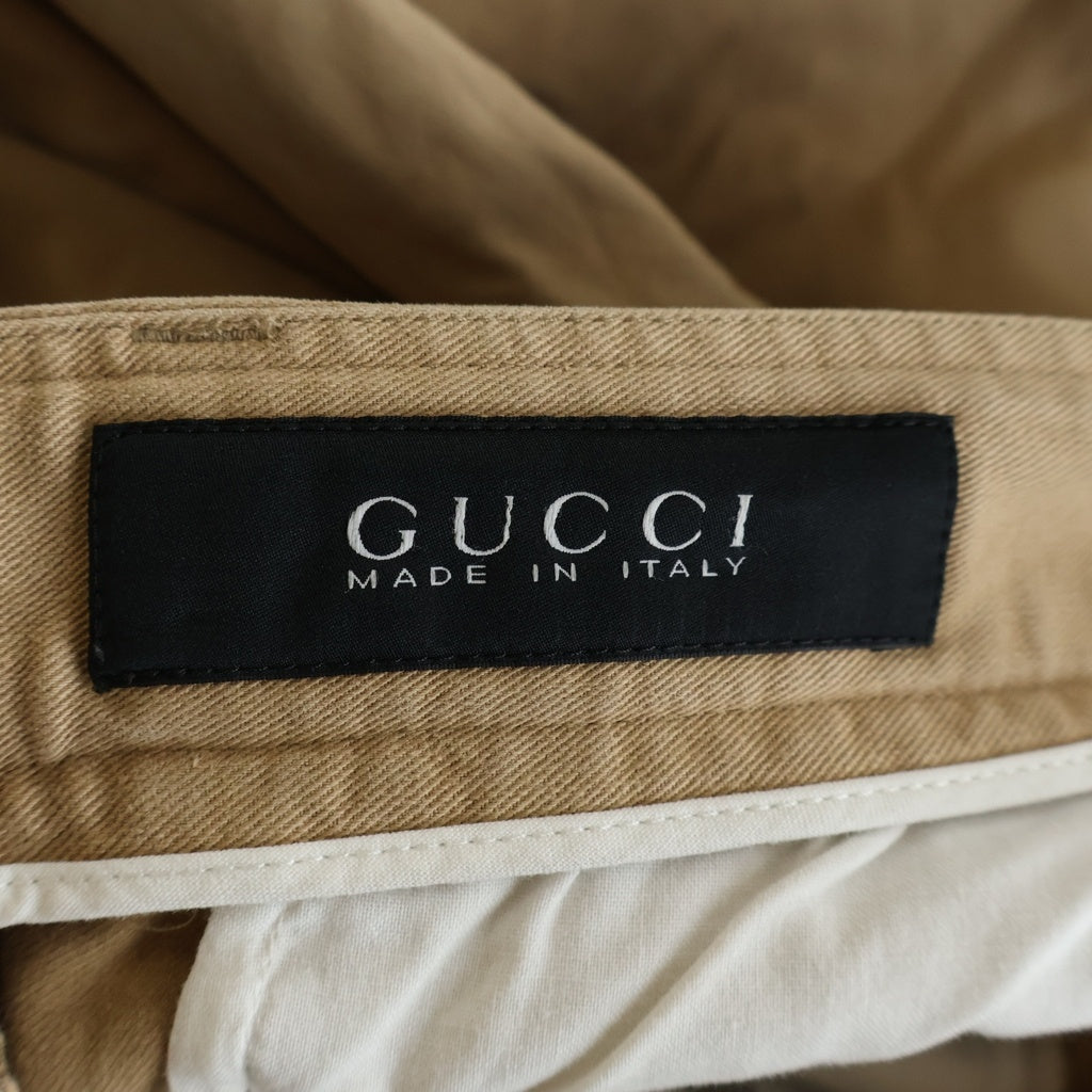 GUCCI(グッチ) Skinny Pants ジップフライ チノパンツ スキニーパンツ ベージュ 265418 Z7650