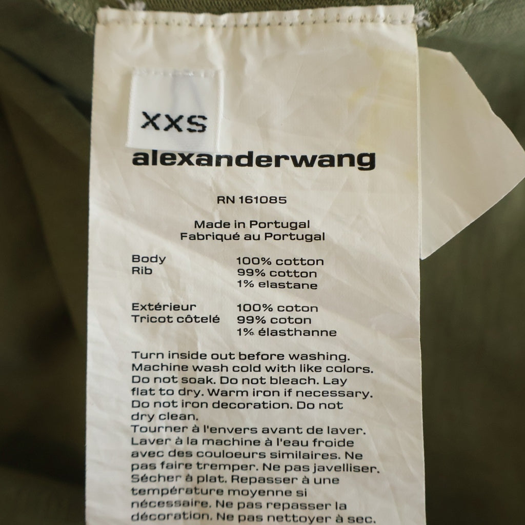 ALEXANDER WANG(アレキサンダーワン) S/S T-Shirt エンボスロゴ 半袖T