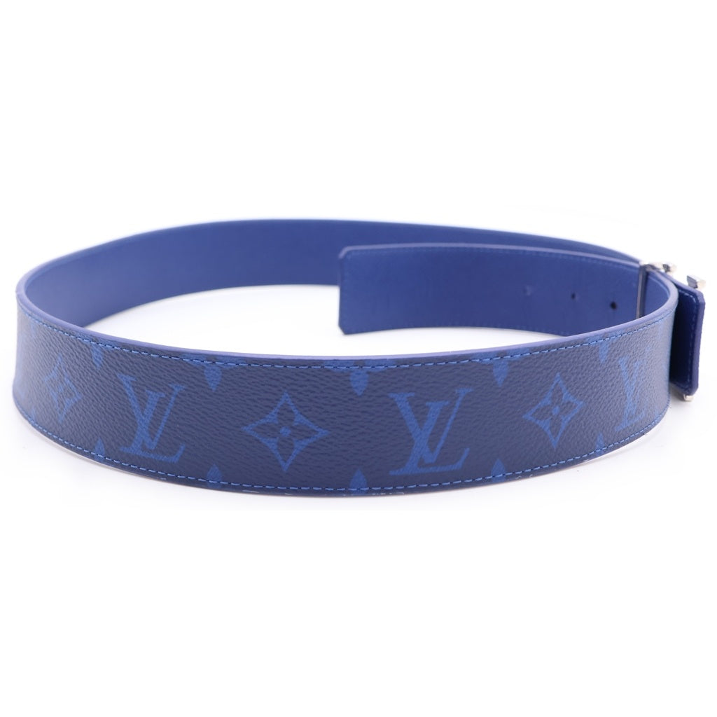 LOUIS VUITTON(ルイヴィトン) サンチュール LVイニシャル モノグラムレザーベルト ネイビー M0159