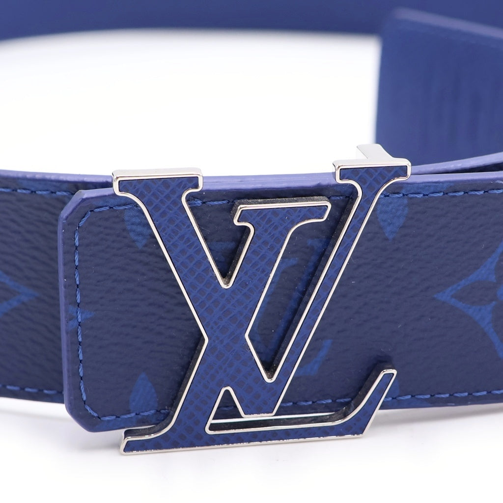 LOUIS VUITTON(ルイヴィトン) サンチュール LVイニシャル モノグラムレザーベルト ネイビー M0159