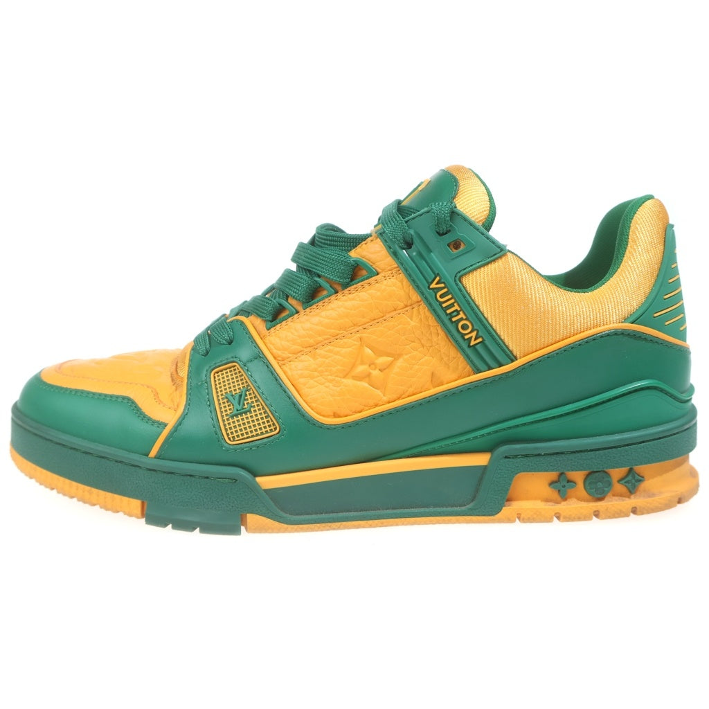 LOUIS VUITTON(ルイヴィトン) LV Trainer Sneaker LVトレイナー ローカットスニーカー オレンジ/グリーン