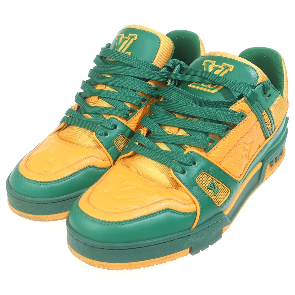LOUIS VUITTON(ルイヴィトン) LV Trainer Sneaker LVトレイナー ローカットスニーカー オレンジ/グリーン