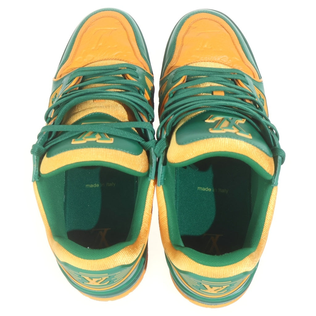 LOUIS VUITTON(ルイヴィトン) LV Trainer Sneaker LVトレイナー ローカットスニーカー オレンジ/グリーン
