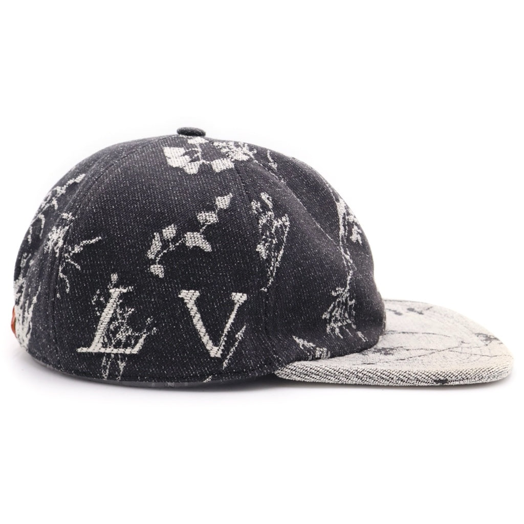 LOUIS VUITTON ルイヴィトン キャスケット・イージーフィット フラワー キャップ ブラック/ホワイト MP2738 LOUIS VUITTON(ルイヴィトン) キャスケット イージーフィット フラワー