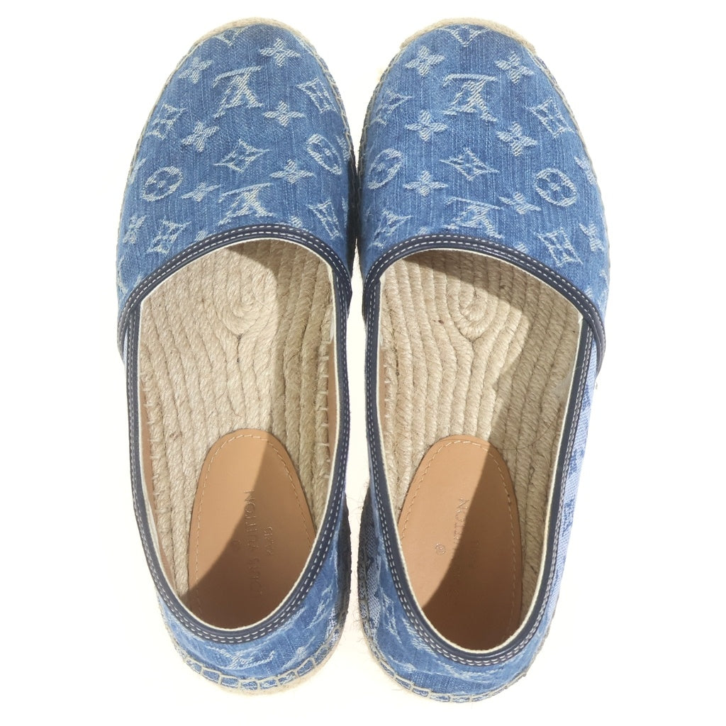 LOUIS VUITTON(ルイヴィトン) エスパドリーユ ビダール モノグラム デニムローカットスニーカー スリッポン インディゴ