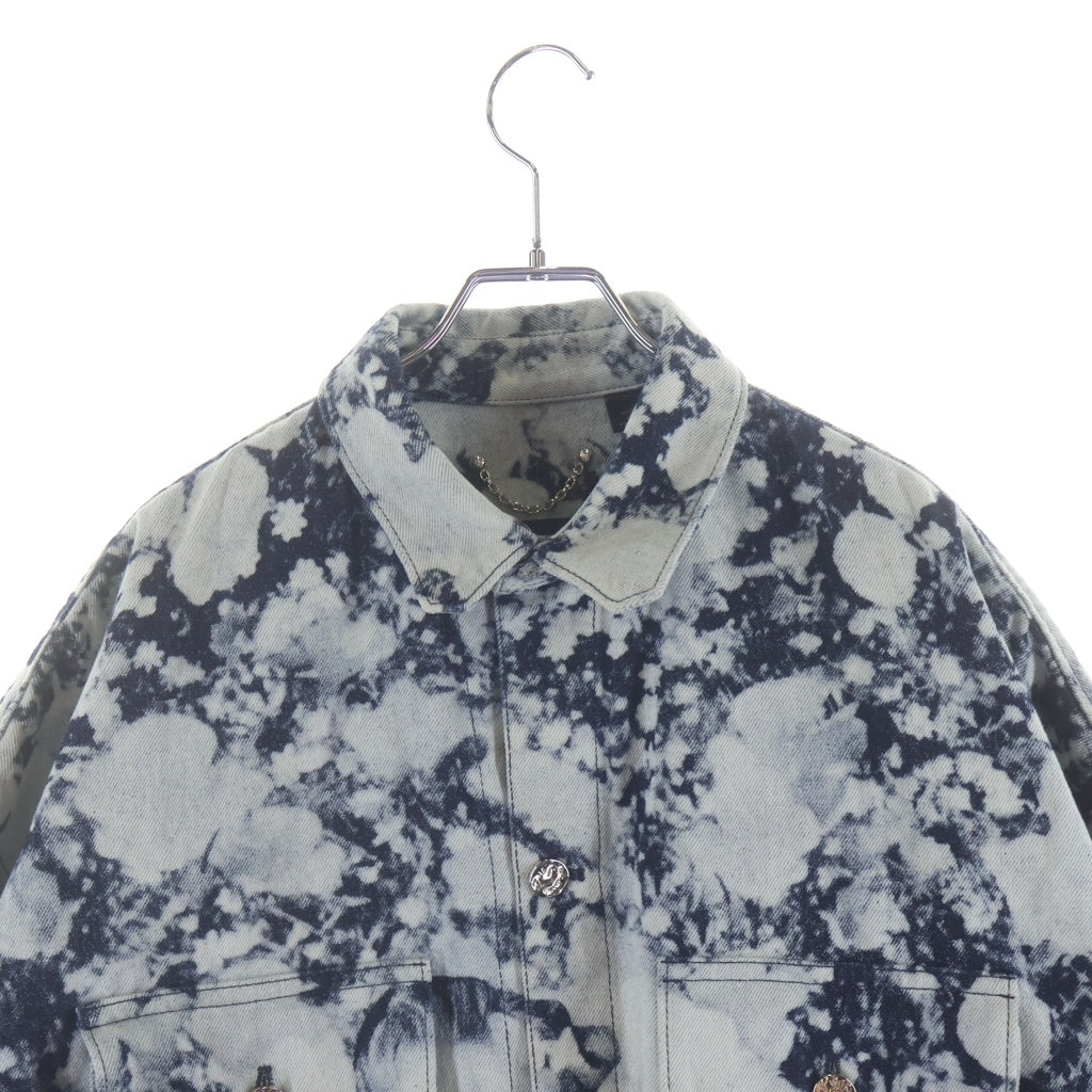 LOUIS VUITTON(ルイヴィトン) 19SS ブリーチ加工 デニムジャケット インディゴ RM191 LVE HGS87W
