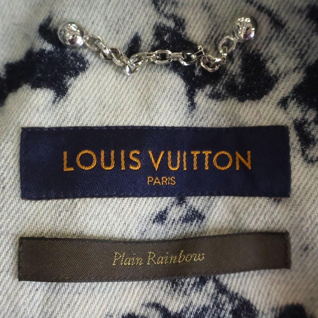 LOUIS VUITTON(ルイヴィトン) 19SS ブリーチ加工 デニムジャケット インディゴ RM191 LVE HGS87W