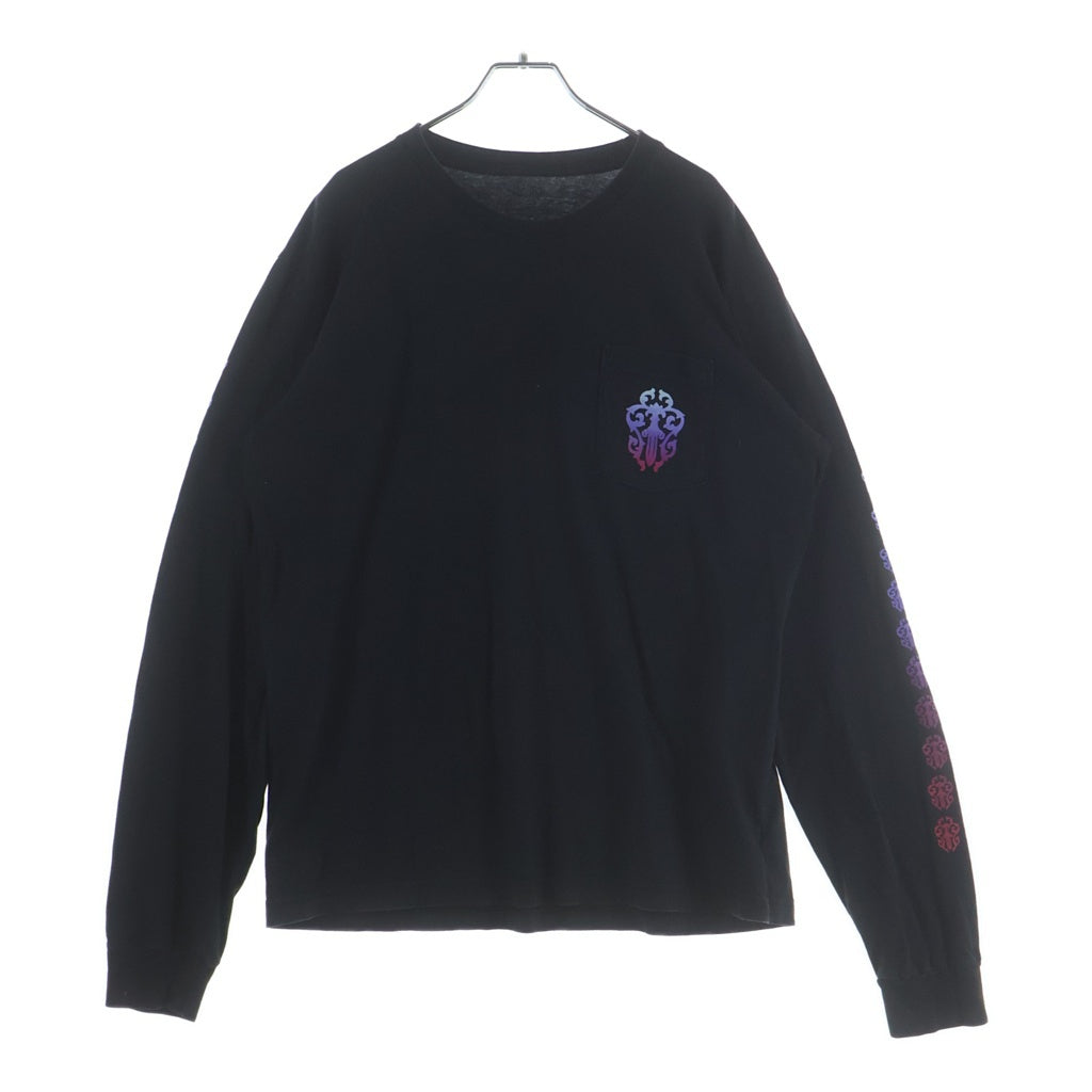 CHROME HEARTS(クロムハーツ) Gradation DAGGER LONG SLEEVE グラデーション ダガー ロングスリーブ 長袖シャツ ロンT ブラック