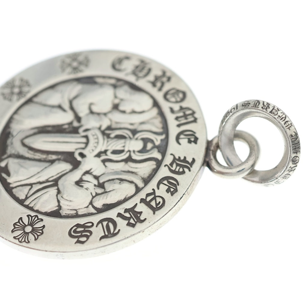 CHROME HEARTS(クロムハーツ) CHRM ANGL MDL LG ラージ エンジェルメダル ペンダントトップ シルバー BCA228