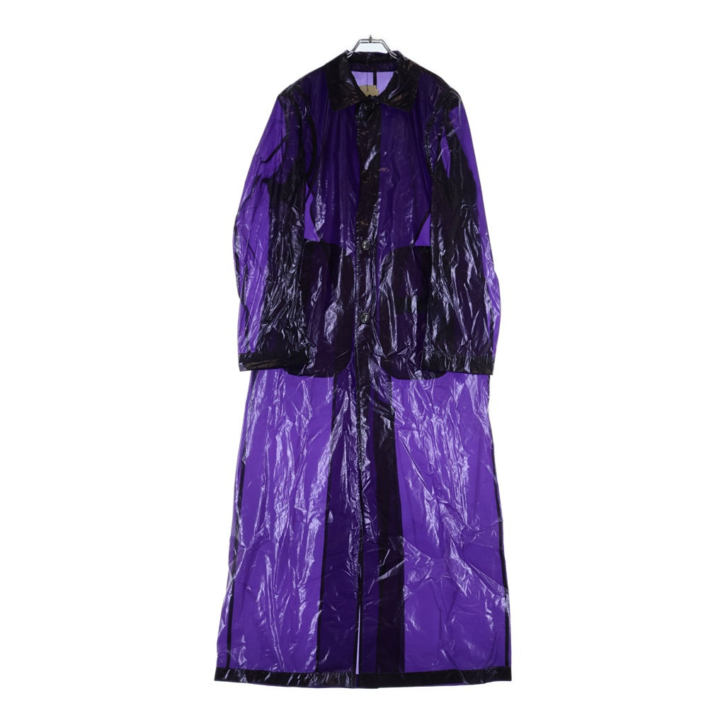 DRIES VAN NOTEN(ドリスヴァンノッテン) RANKLES LONG GD ナイロンコート パープル