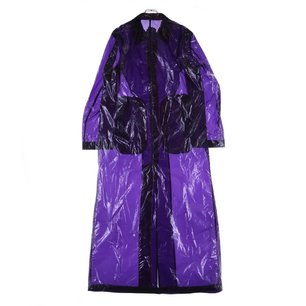 DRIES VAN NOTEN(ドリスヴァンノッテン) RANKLES LONG GD ナイロンコート パープル