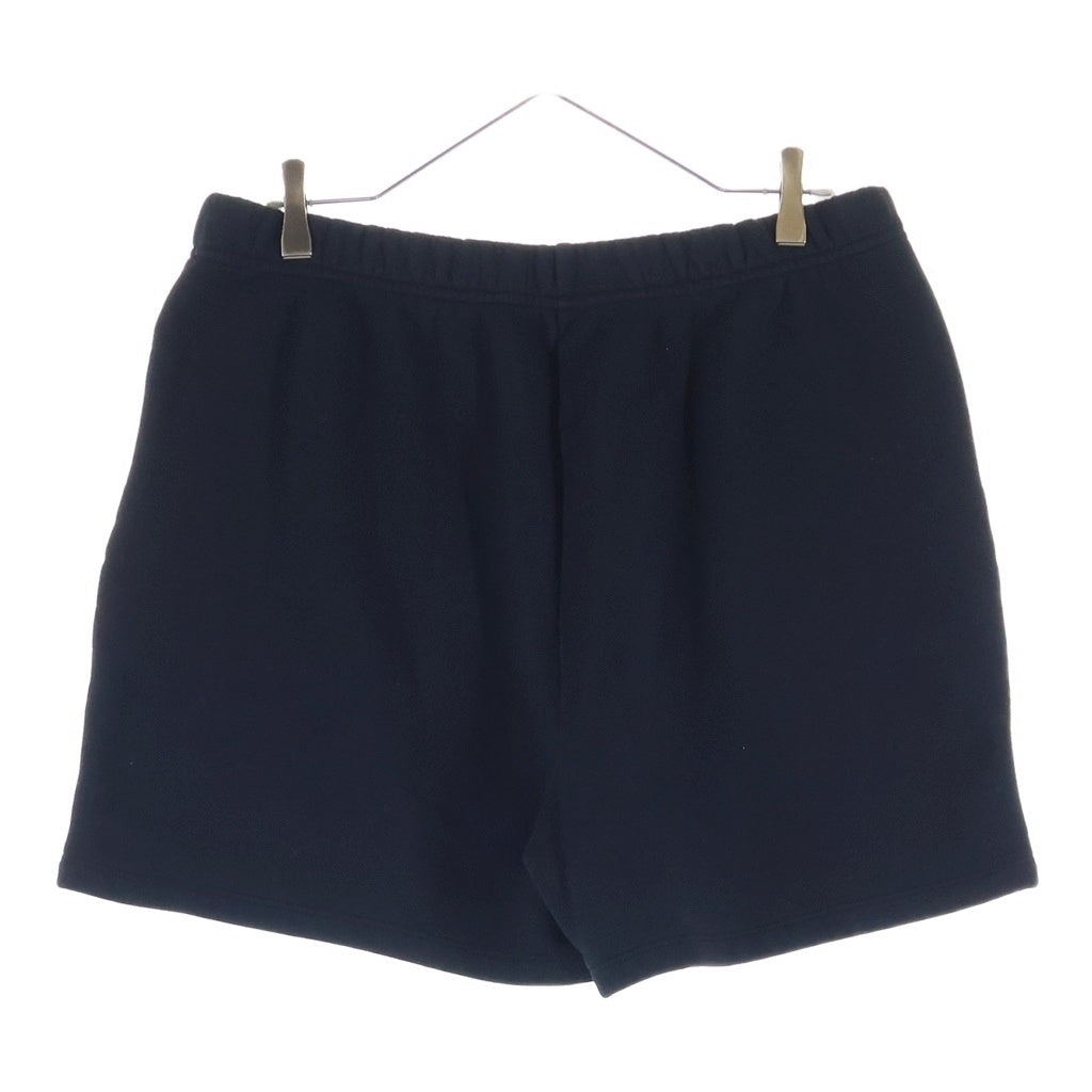 CHROME HEARTS(クロムハーツ) Y NOT SWEAT HALF PANTS パテント ハラコレザークロスパッチ スウェットハーフパンツ ショーツ ブラック