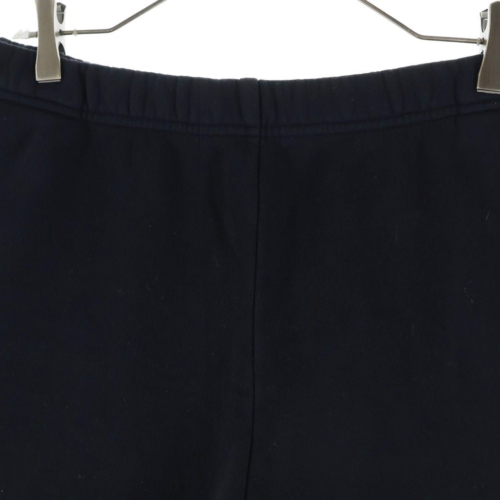 CHROME HEARTS(クロムハーツ) Y NOT SWEAT HALF PANTS パテント ハラコレザークロスパッチ スウェットハーフパンツ ショーツ ブラック