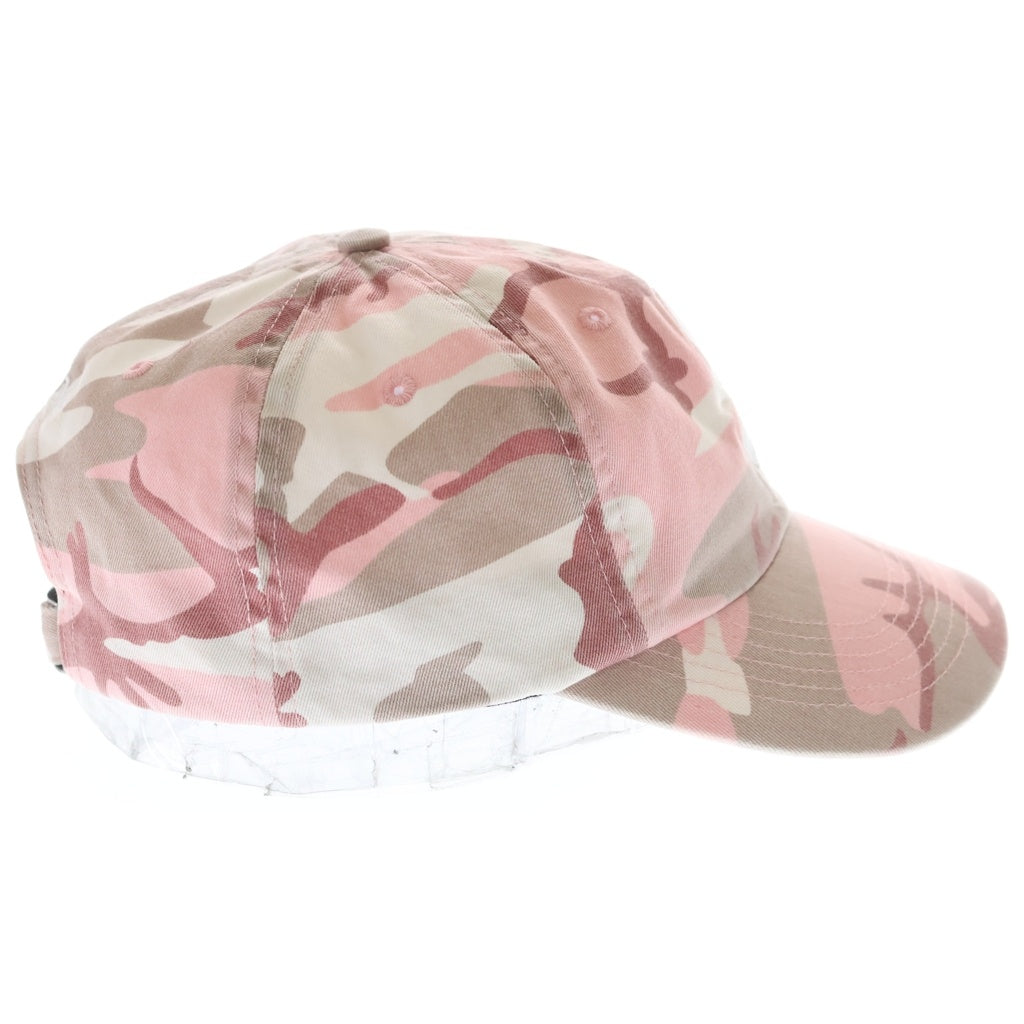 SUPREME(シュプリーム) 25SS Pigment Coated S Logo 6-Panel ピグメント Sロゴ 6パネルキャップ 帽子 ピンク レディース