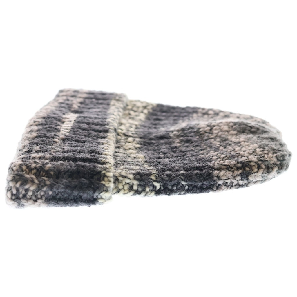 SUPREME(シュプリーム) 24AW Space Dye Stripe Beanie スペースダイ ストライプニットビーニー ニット帽 帽子 グレー