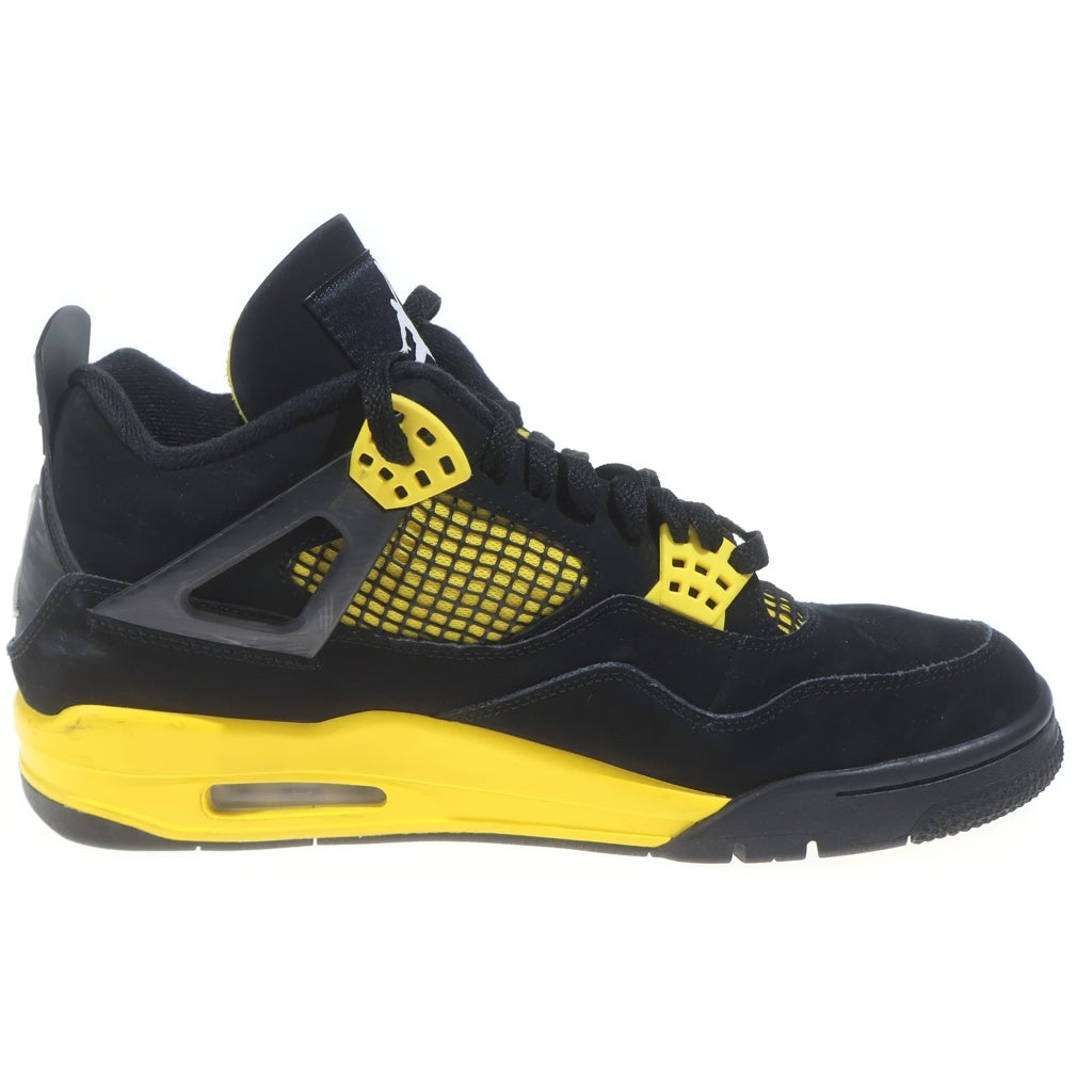 NIKE(ナイキ) AIR JORDAN 4 RETRO THUNDER 2023 DH6927-017 エアジョーダン4 レトロ サンダー ハイカットスニーカー ブラック/イエロー US10.5/28.5cm