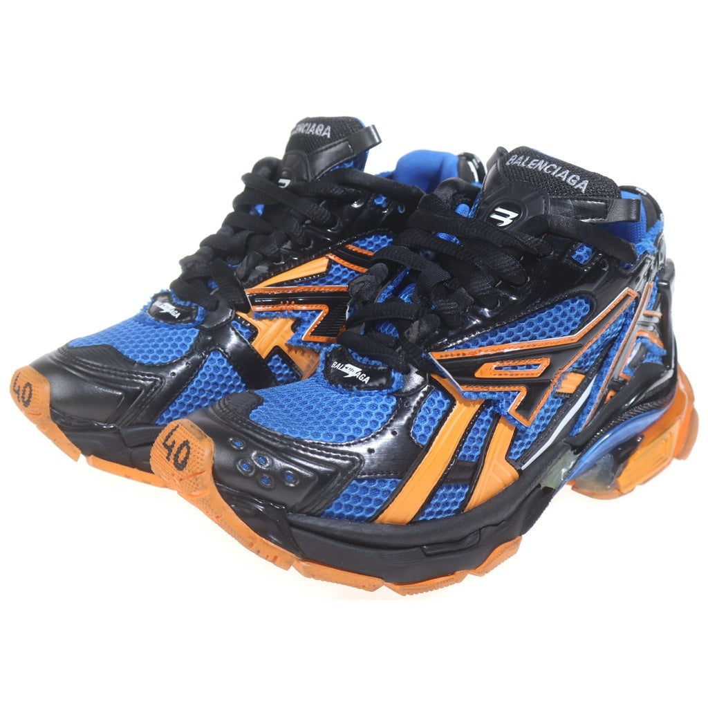 BALENCIAGA(バレンシアガ) Runner Sneaker ランナー ローカットスニーカー ブルー/オレンジ 677403