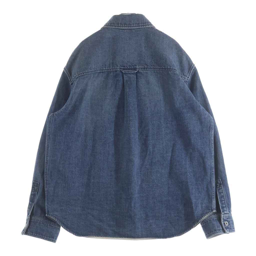 JIL SANDER +(ジルサンダープラス) Japanese Denim Overshirt J47DL0153 J45259 ジャパニーズ デニム オーバーシャツ ジャケット インディゴ