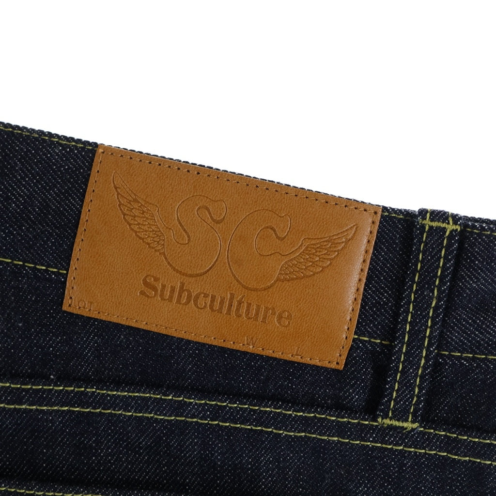 SUBCULTURE(サブカルチャー) セルビッジ ストレートデニムパンツ SCPT-CL15-2 インディゴ
