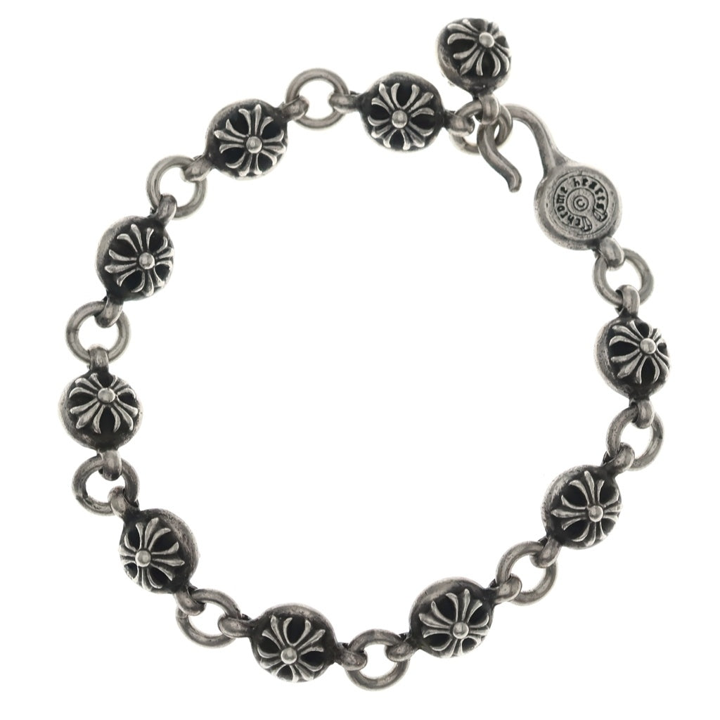 CHROME HEARTS(クロムハーツ) NO2 BALL #2クロスボールブレスレット シルバー BCA176