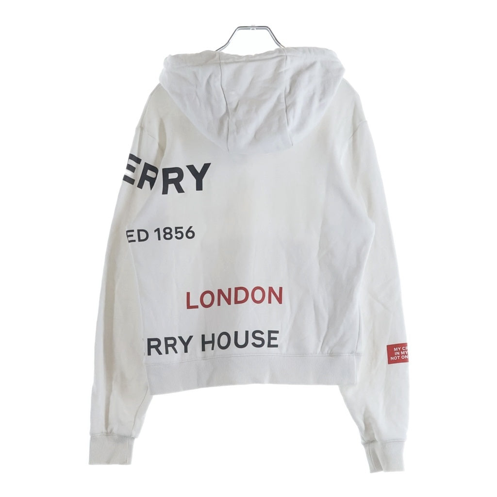 BURBERRY(バーバリー) Hoodie ホースフェリー プルオーバースウェットパーカー フーディー ホワイト 8017166