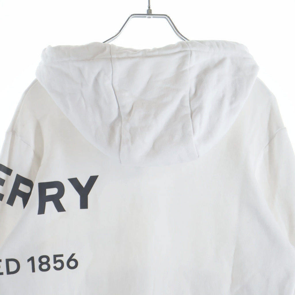 BURBERRY(バーバリー) Hoodie ホースフェリー プルオーバースウェットパーカー フーディー ホワイト 8017166