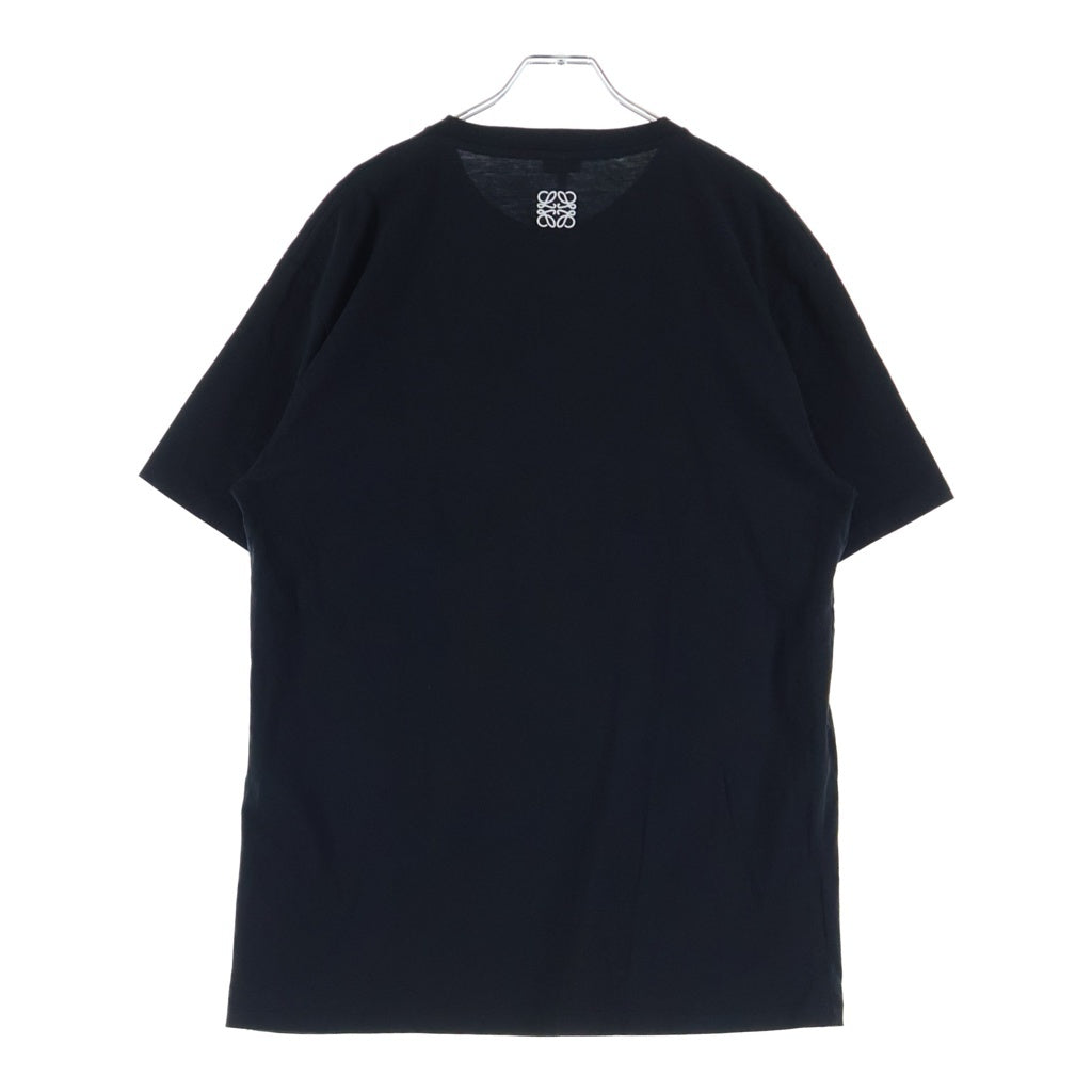 LOEWE(ロエベ) 21SS L.A. Series T-Shirt アナグラム ロゴ刺繍半袖Tシャツ ブラック H897Y22X01