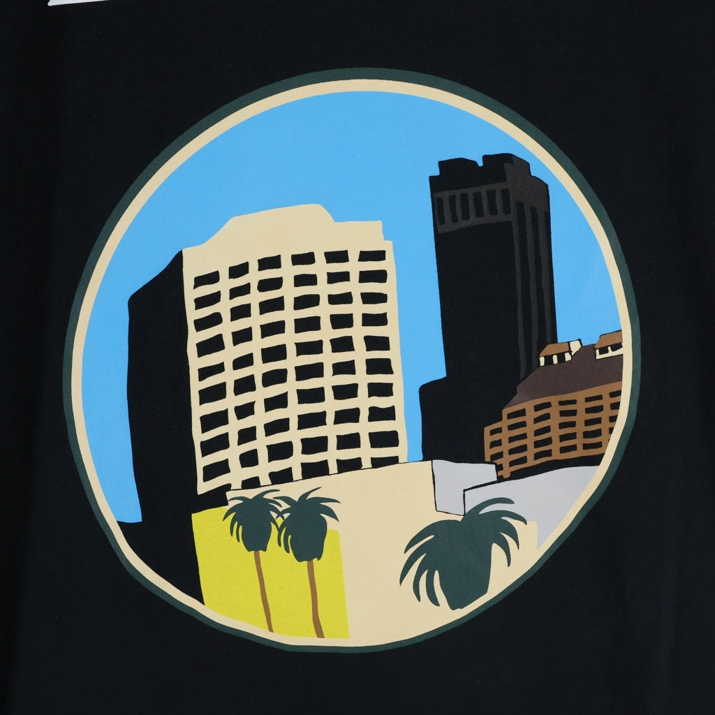 LOEWE(ロエベ) 21SS L.A. Series T-Shirt アナグラム ロゴ刺繍半袖Tシャツ ブラック H897Y22X01