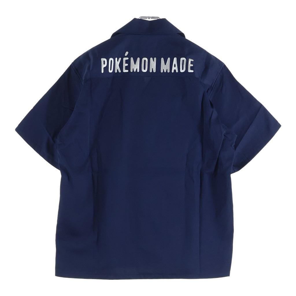HUMAN MADE(ヒューマンメイド) POKEMON MADE ALOHA SHIRT ポケモンメイド 半袖アロハシャツ ネイビー