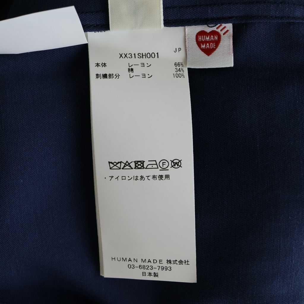 HUMAN MADE(ヒューマンメイド) POKEMON MADE ALOHA SHIRT ポケモンメイド 半袖アロハシャツ ネイビー