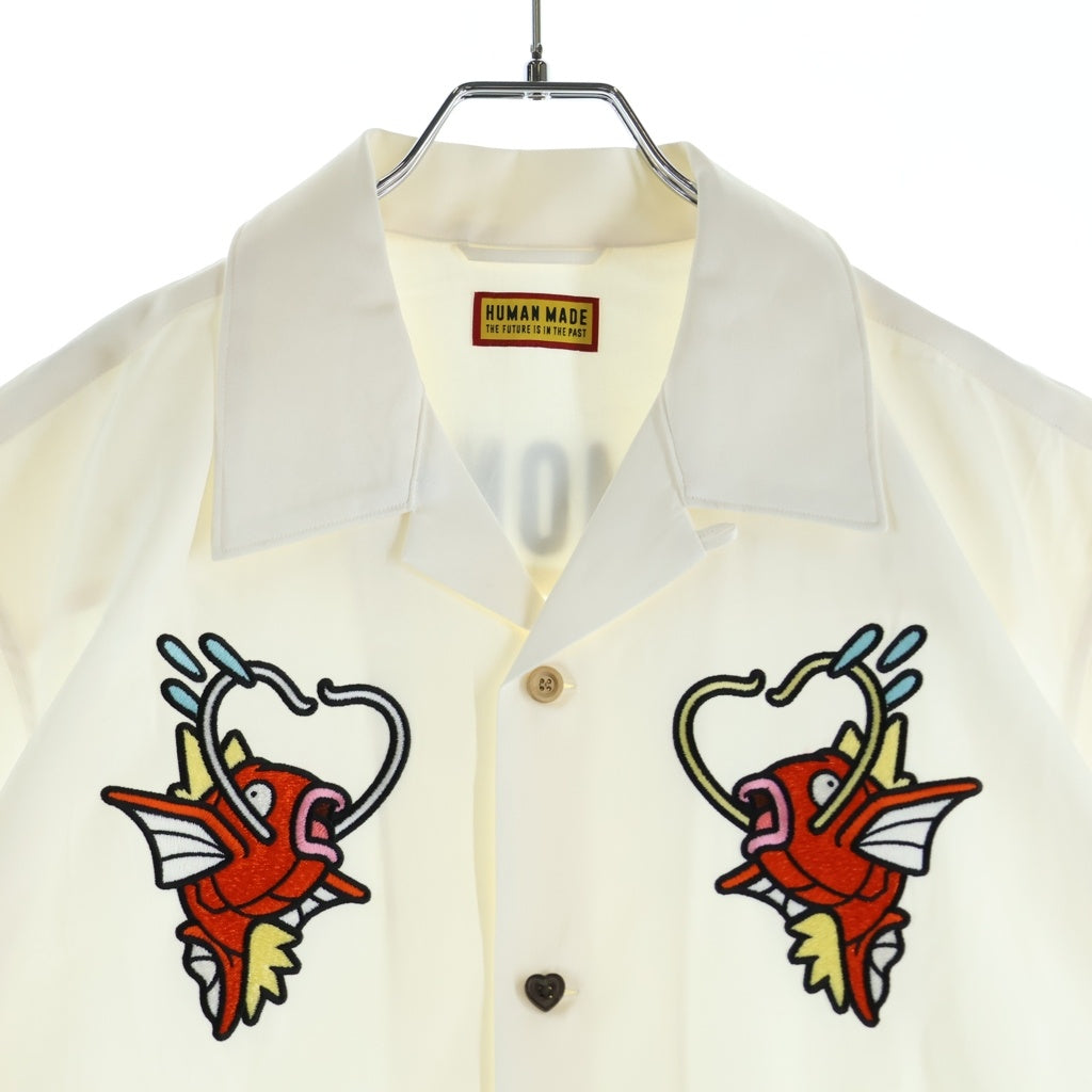 HUMAN MADE(ヒューマンメイド) POKEMON MADE ALOHA SHIRT ポケモンメイド 半袖アロハシャツ ホワイト