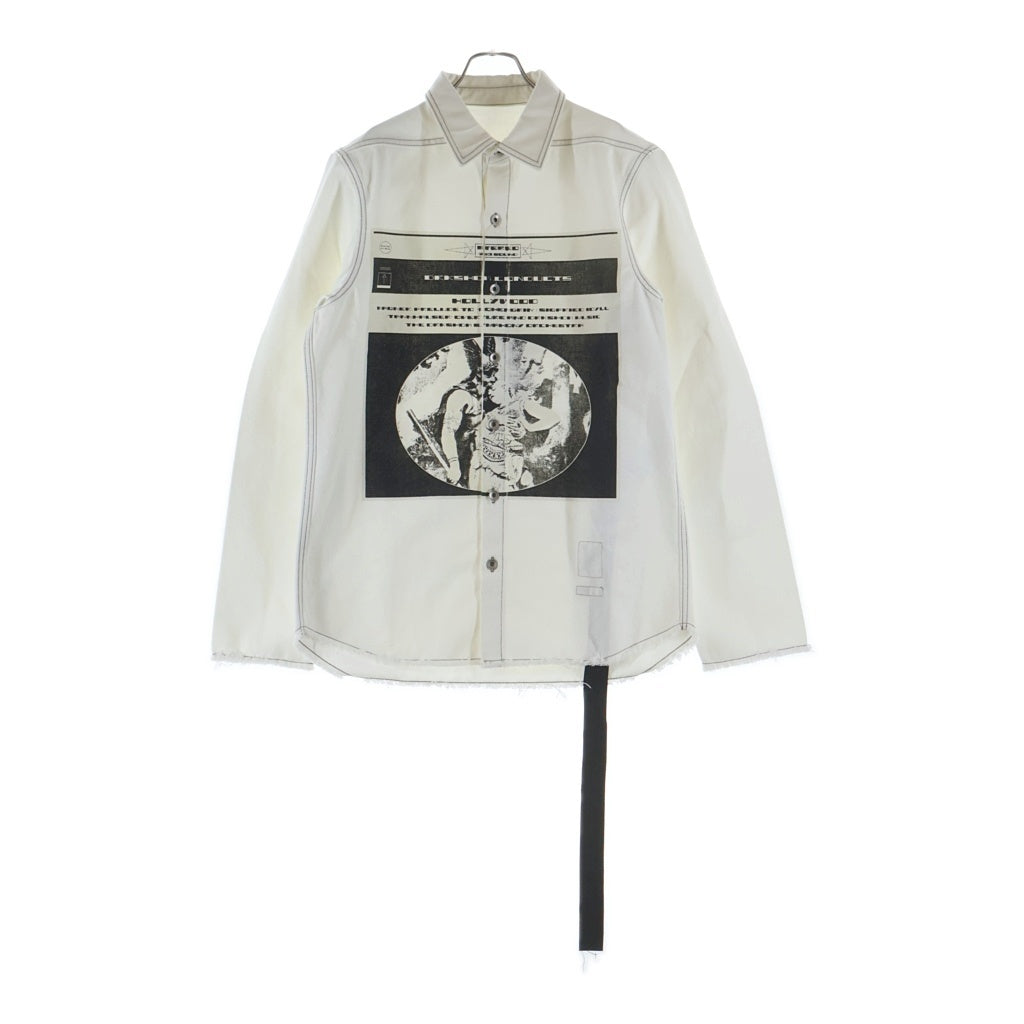 DRKSHDW(ダークシャドウ) OUTERSHIRT アウターシャツ デニムシャツジャケット ホワイト DU01E3755-DMWEP1