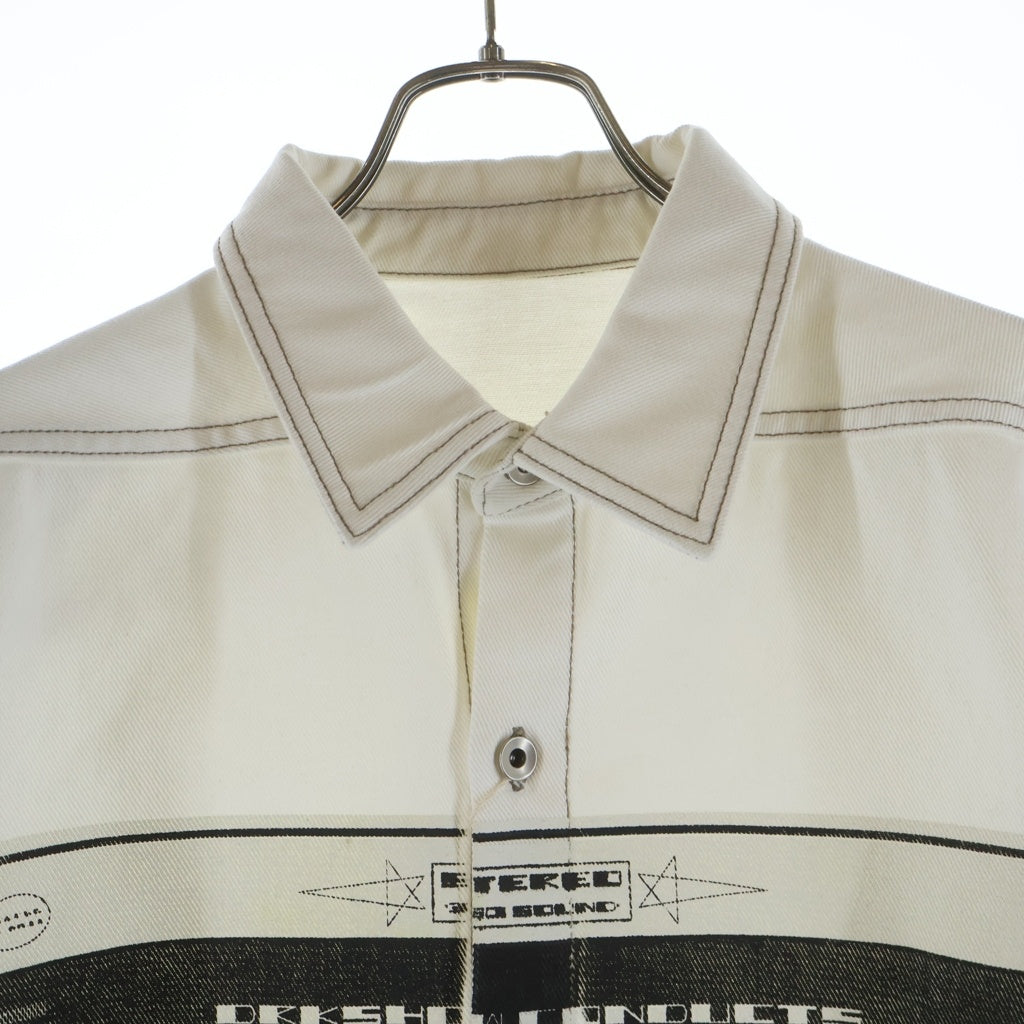 DRKSHDW(ダークシャドウ) OUTERSHIRT アウターシャツ デニムシャツジャケット ホワイト DU01E3755-DMWEP1