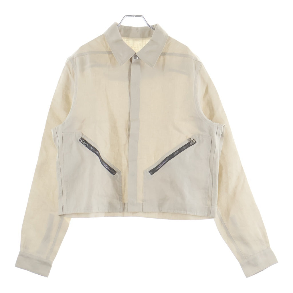 Rick Owens(リックオウエンス) TOUR ALICE SHIRT アリス ツアーシャツジャケット アイボリー RU01E5742-TWL