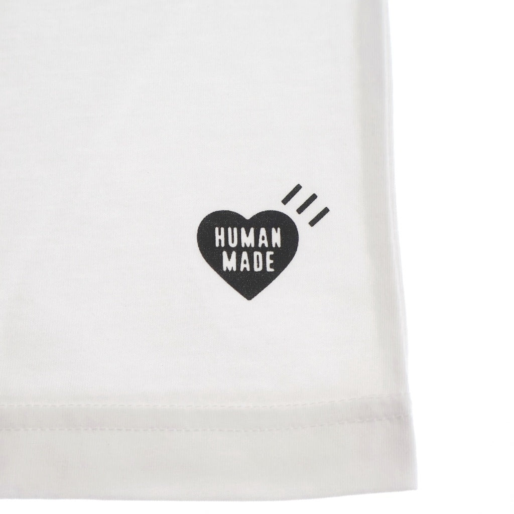 HUMAN MADE(ヒューマンメイド) 3-Pack T-Shirt Set HM29CS035 パックTシャツ ワンポイントロゴ クルーネック半袖Tシャツ ホワイト