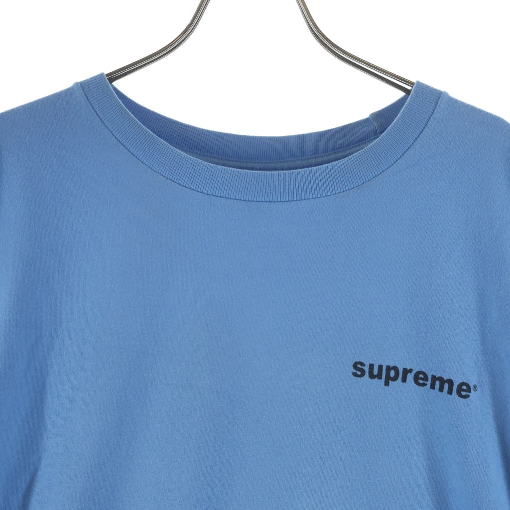 SUPREME(シュプリーム) 24AW Fuck Money Tee ファックマネー 半袖Tシャツ ブルー