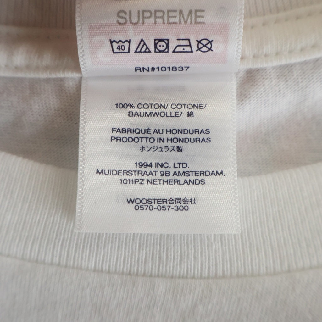 SUPREME(シュプリーム) 24AW Fuck Money Tee ファックマネー 半袖Tシャツ ホワイト