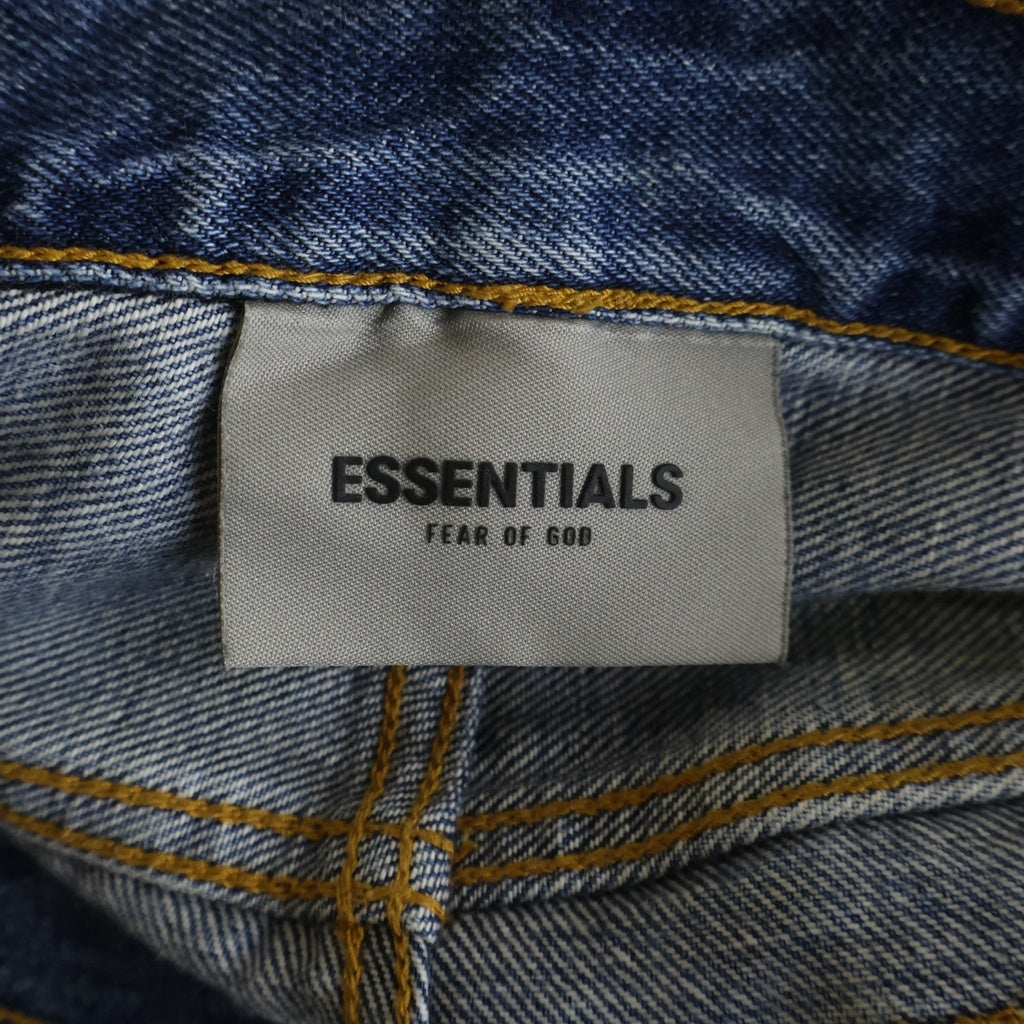 FEAR OF GOD ESSENTIALS(フィアオブゴッド エッセンシャルズ) DENIM PANTS ボタンフライ デニムパンツ ジーンズ インディゴ