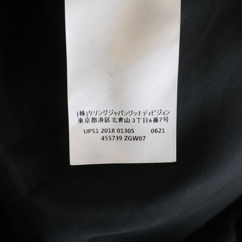GUCCI(グッチ) 3B Wool Coat ウールチェスターコート ロングコート ブラック 455739 ZGW07