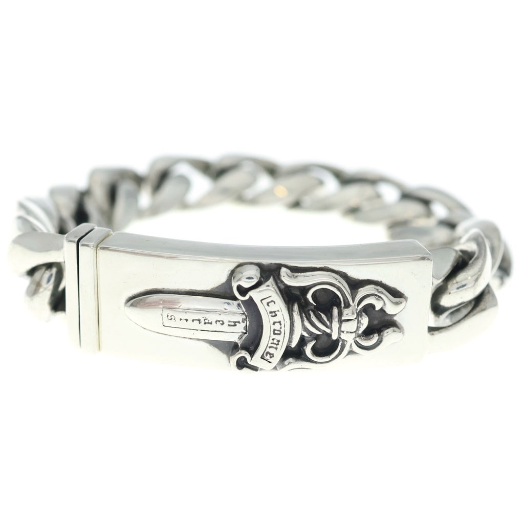 CHROME HEARTS(クロムハーツ) ID DAGGER ダガーIDクラシックリンクブレスレット 13LINK シルバー BCA156