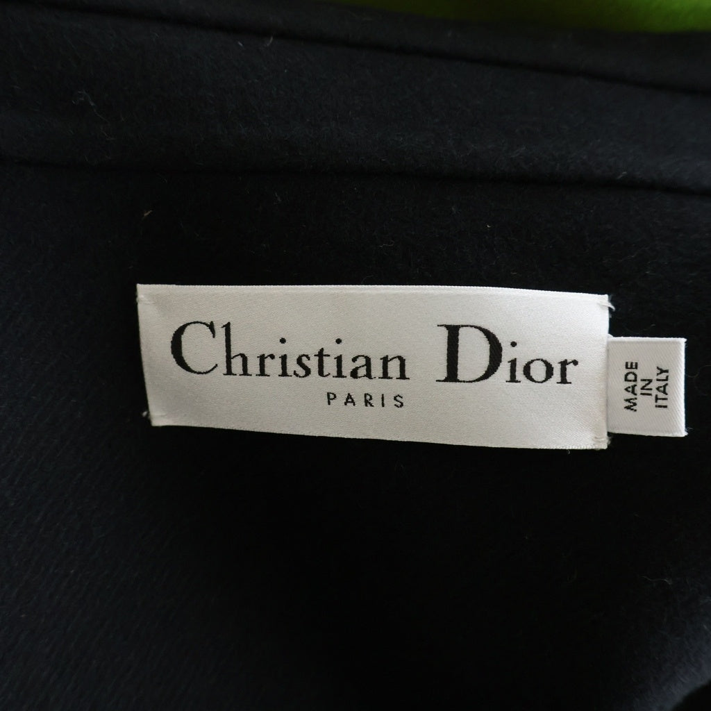 Christian Dior(クリスチャンディオール) SS22 Runway Colourblock Coat 220M32A1116 ダブルブレストコート オレンジ/ブラック/グリーン レディース