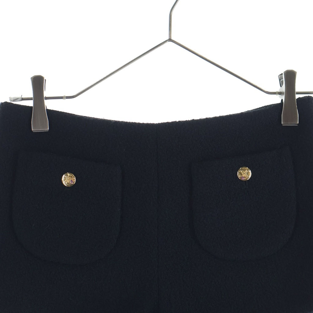 CELINE(セリーヌ) ツイード チェルシー ショーツ ブラック 2P936371R レディース