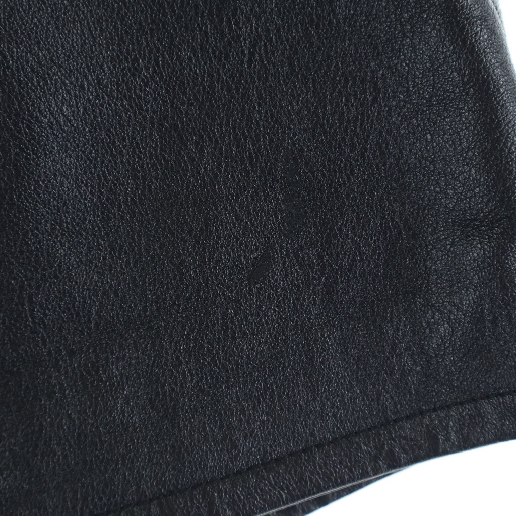SAINT LAURENT PARIS(サンローランパリ) レザー ショートパンツ ブラック 45CT 657141 レディース